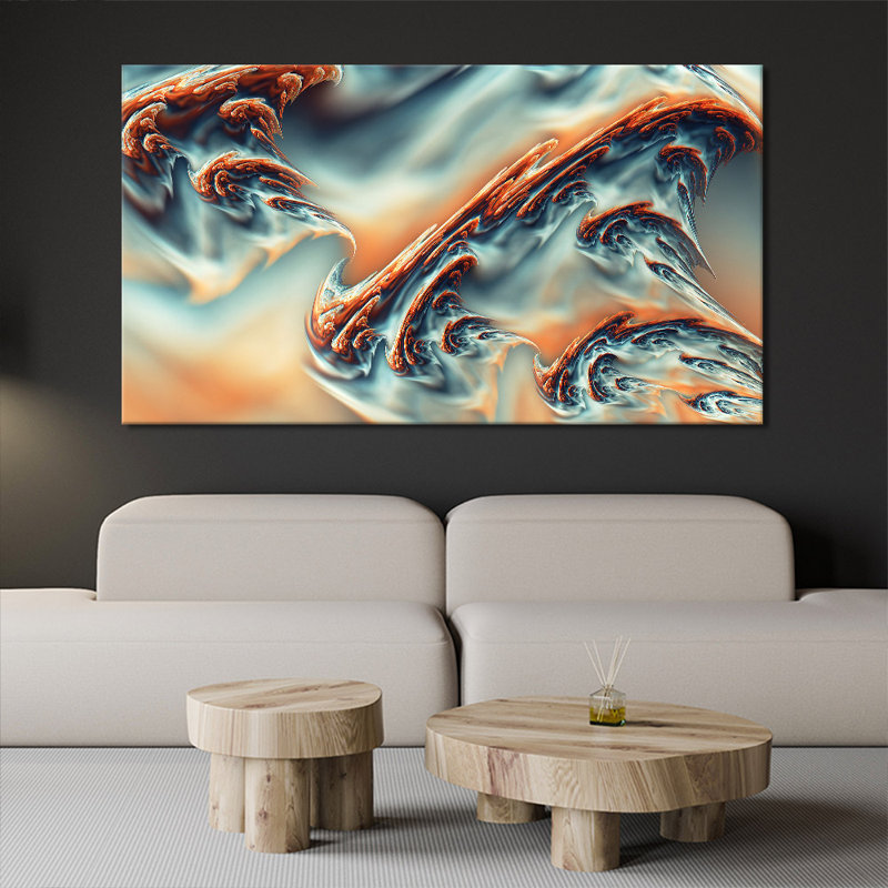 Tidal Wave - Wrapped Canvas Art Prints, 51cm H x 76cm W x 2cm D