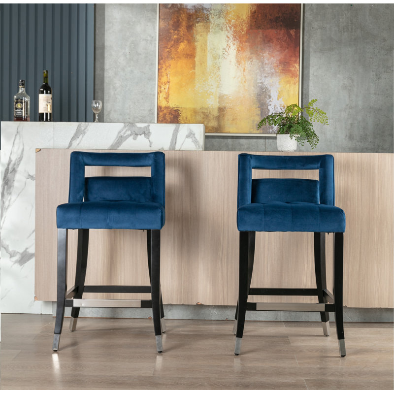 Tabouret Kallia 30,71, Bleu marine