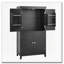 Armoire de rangement autoportante avec 4 portes et tablettes réglables-2101093683