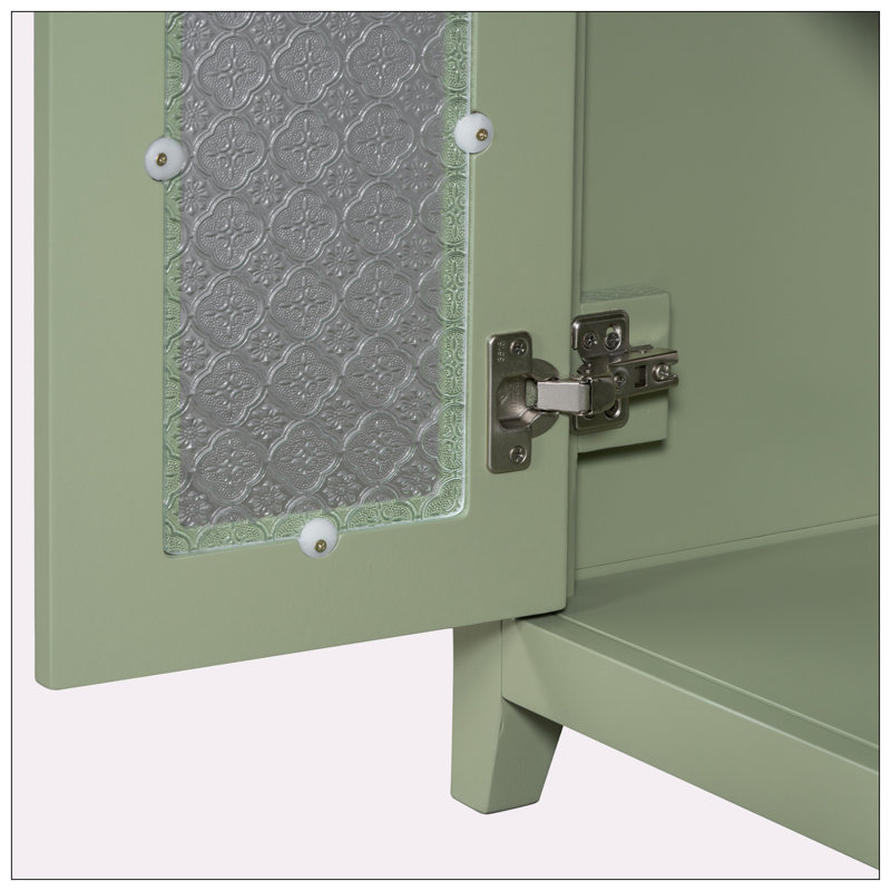 Meuble-lavabo 36 po avec deux portes à fermeture douce, Vert