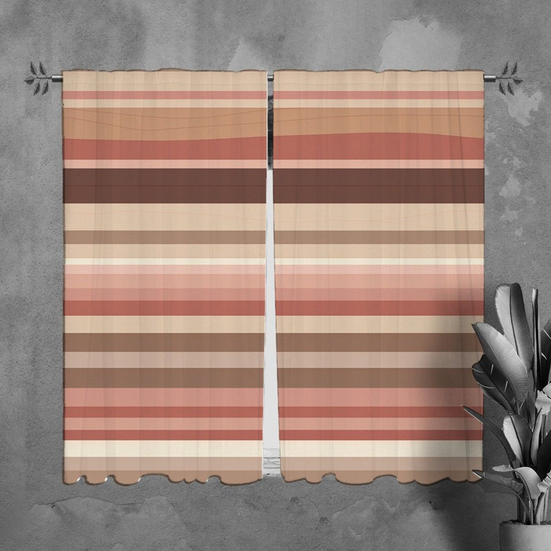 Paire de rideaux obscurcissant en polyester Kallitsa, L 20 po x L 61 po