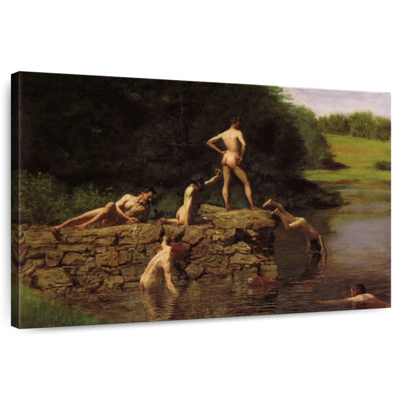 The Swimming Hole, 8" H x 12" W