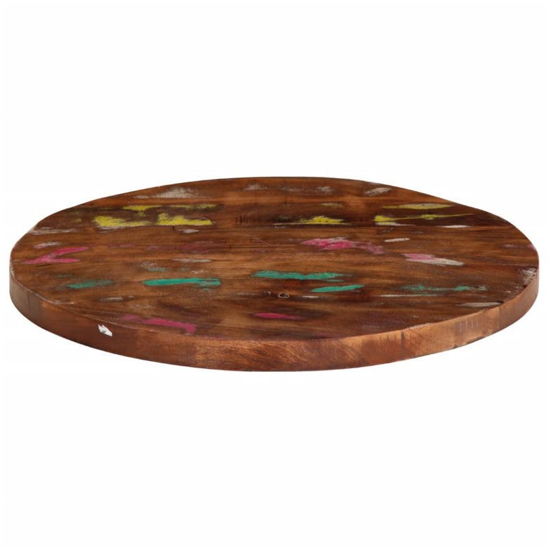 Table Top Solid Wood Mango, 1.5cm H x 60cm W x 60cm D, Multicolour