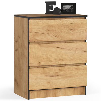 Boniface 3 -Drawer Console