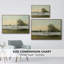 Paysage rétro - DCLVI, toile tendue avec châssis encadré-946634769-946634775