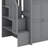 Loft Bed Featuring Integrated Staircase, Bookshelf, Drawers, Workspace Desk, And Wardrobe – All-In-One Solution-151738373-151738372