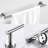 Sus304 Stainless Steel Bathroom Hardware 3, Brushed Nickel, Dependable Bath Shower Fixtures (robe Hook, Toilet Paper Holder, Towel Bar Strong-723092901