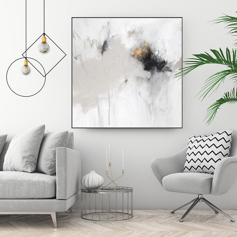 «Golden Beat II» par Sozi, reproduction sur toile flottante, H 30 po x l 30 po