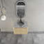 Meuble-lavabo mural 30 po avec lavabo d'art en céramique et 2 portes à fermeture en douceur-340509412