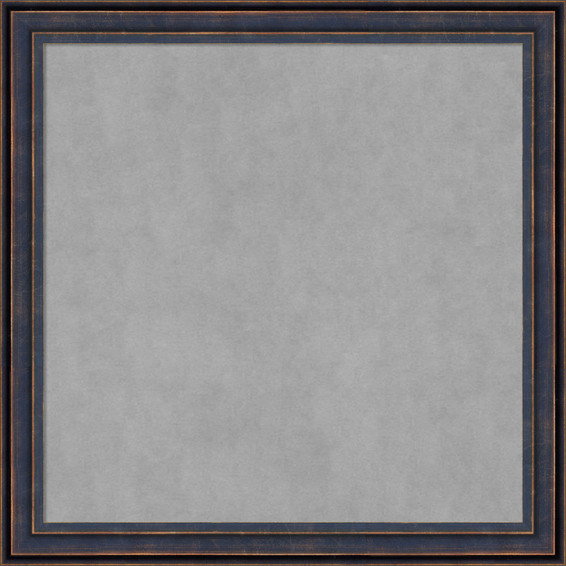 Tableau magnétique à cadre arrondi bronze foncé, H 14 po x l 14 po