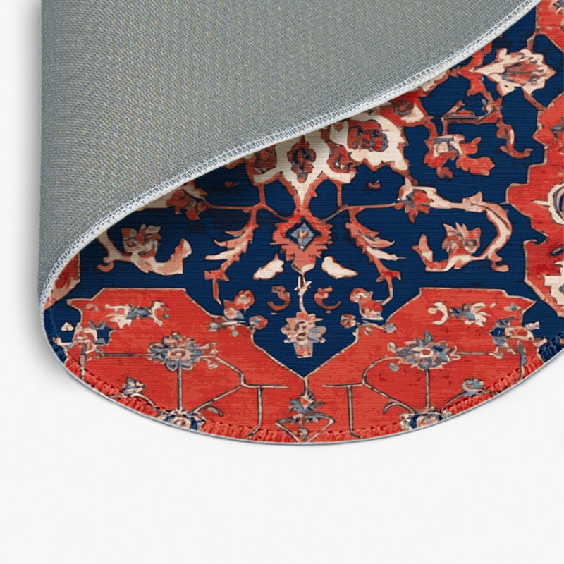 Tapis d'intérieur et d'extérieur Tabriz, Rond 5 pi