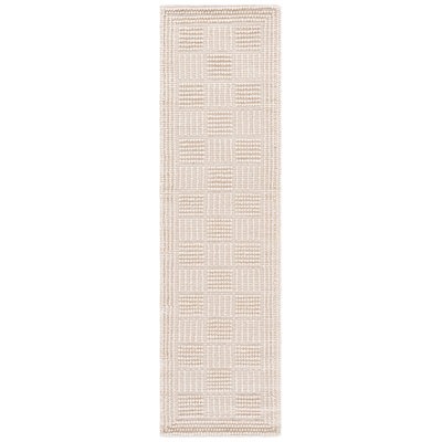 Natura Hand Woven Wool; Cotton; Recycled P.E.T Solid Color Indoor Rug