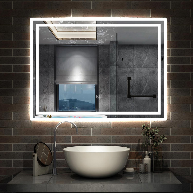 Brelle Mirror, 60cm H x 70cm W