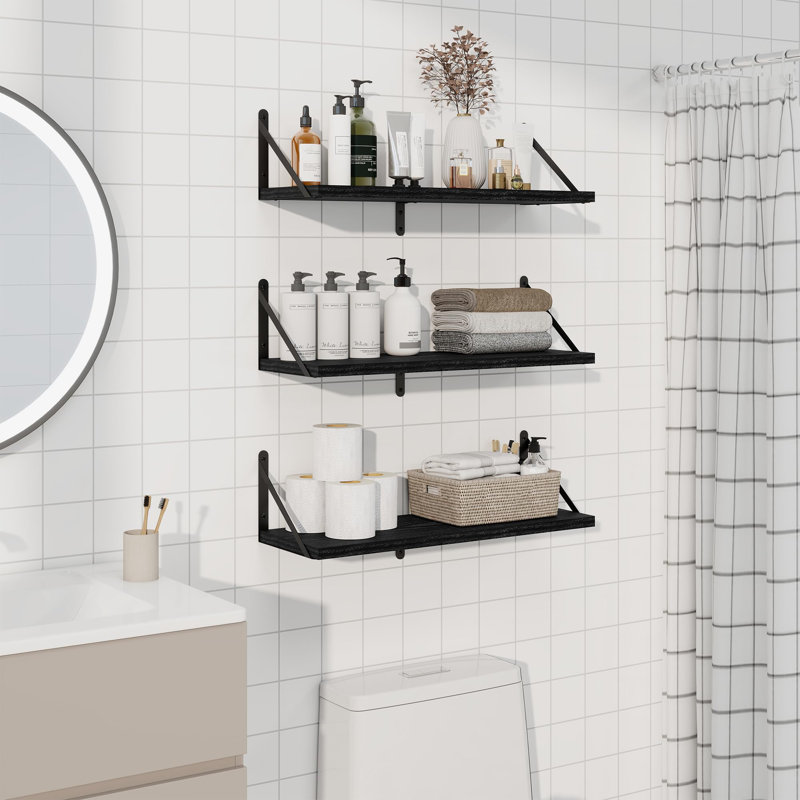 Floating Shelf, Black
