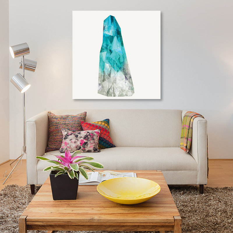 « crystal i », impression sur toile, H 48 po x l 48 po x P 1,5 po