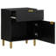 Ahlijah 50cm W Brass Bedside Table