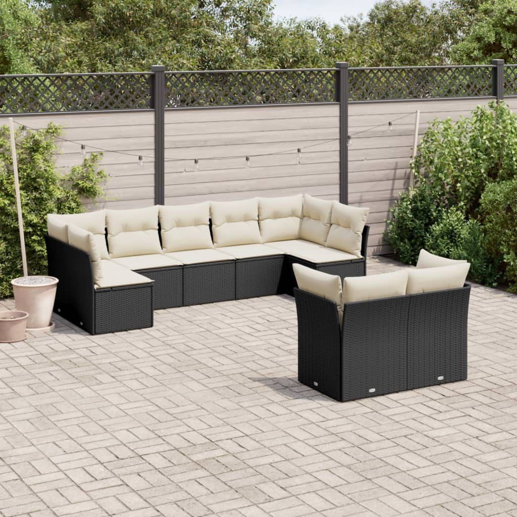 8-Sitzer Lounge-Set Wicker aus Rattan mit Polster