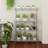  4-tier Coffee Bar Table W/adjustable Shelves S Hooks Hanging Net & Shelf Liner
