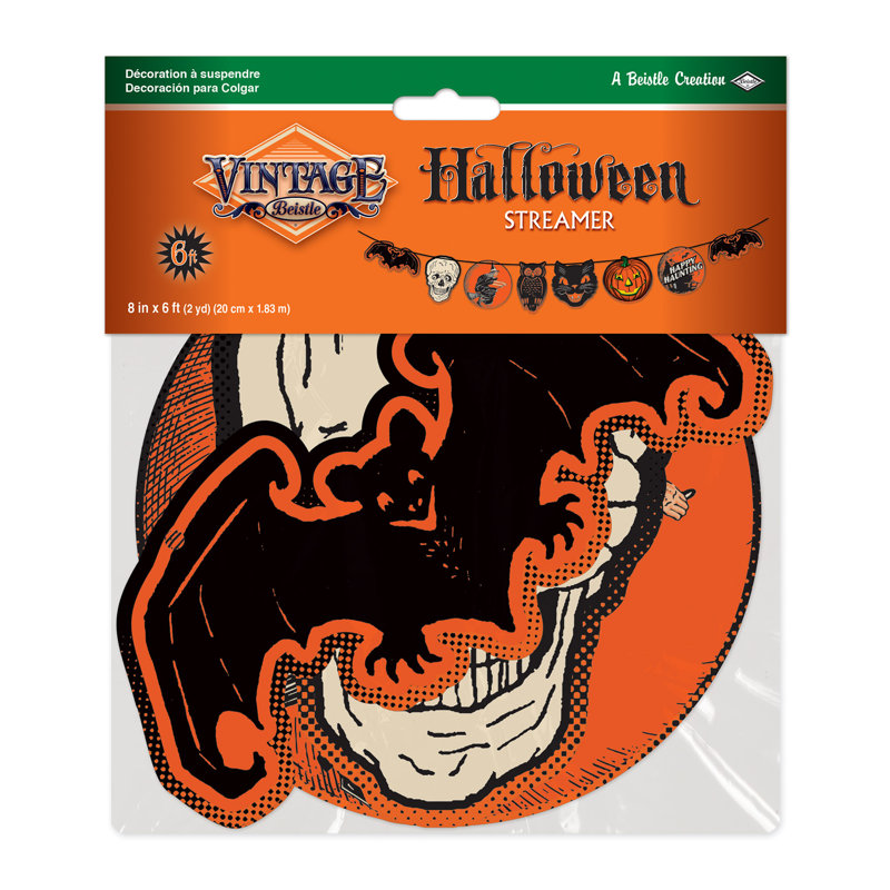 Banderole rétro d'Halloween