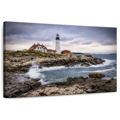 Portland Maine Lighthouse At Sunrise I