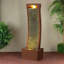 Column Fountain with Lights-395129860