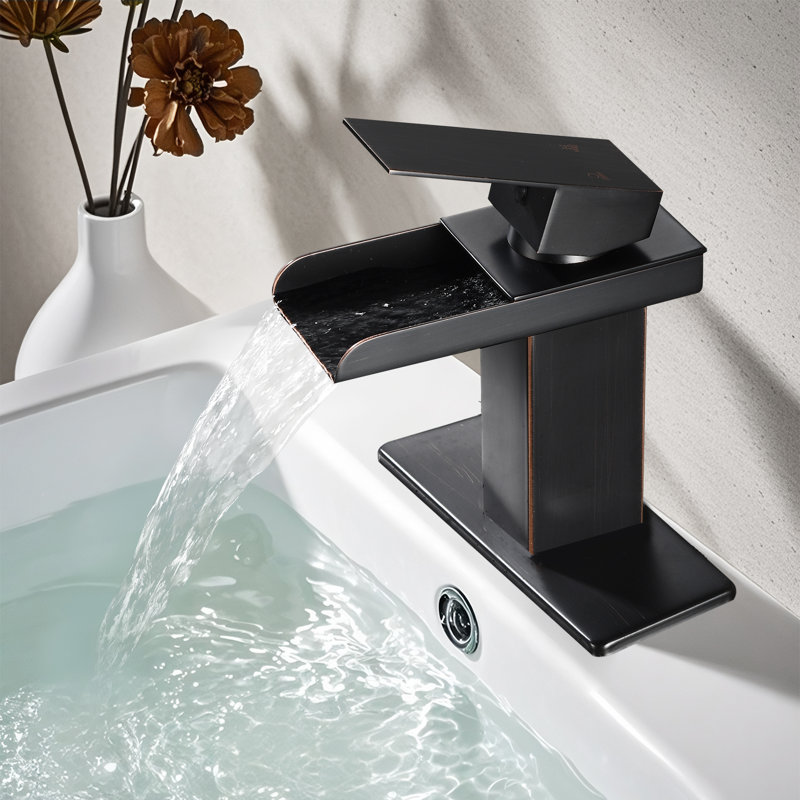 Single-Hole Single-handle Bathroom Faucet, Oil Rubbed Bronze