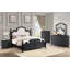 Commode de chambre à coucher 9 tiroirs Celina - noir