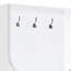 Porte-manteau Buck II blanc brillant