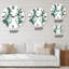 Duo de feuilles tropicales - horloge murale maison de campagne-60327390