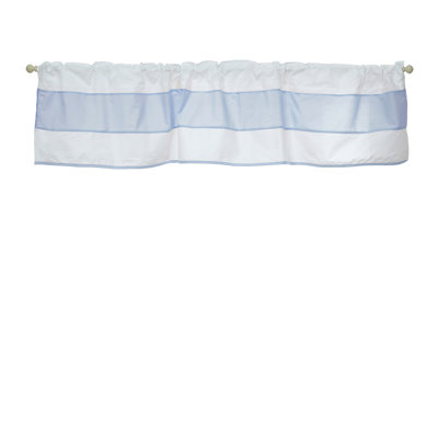 Lilly Cotton Blend Striped Tailored Window Valance