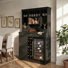 Armoire à vin et à porcelaine avec réfrigérateur intégré à 34 bouteilles Wine
