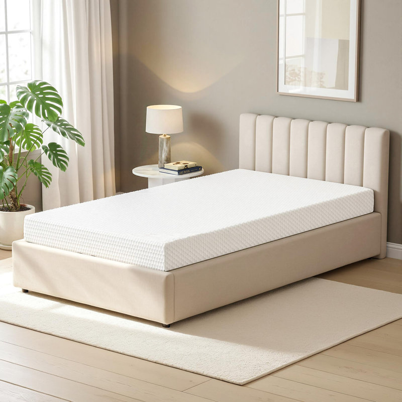Medium Firm Cooling Gel Memory Foam Mattress in A Box with Removable Cover, Twin XL, 8"