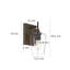 1 - Light Dimmable Armed Sconce-1621085798