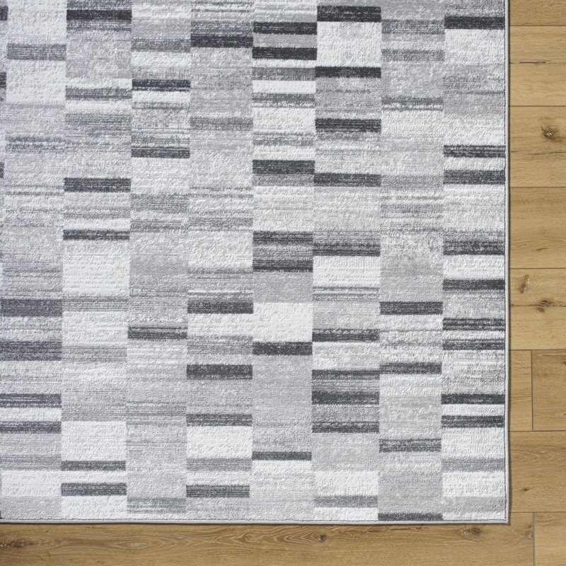 Striped Indoor Rug, Rectangle 5'3" x 7'3"