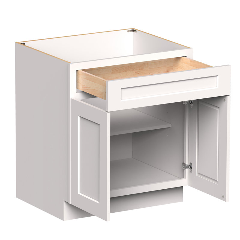 Armoire de cuisine de base l 30 po x H 34,5 po x P 24 po Casainc, Gris, 30"