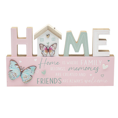 Alika Text & Numbers Letter Block