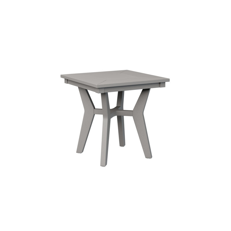 Berlin Gardens Mayhew Square End Table, Light Gray