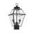 Arelene Stained Glass Beveled and Transparent Lantern Head Post Lantern-288748200