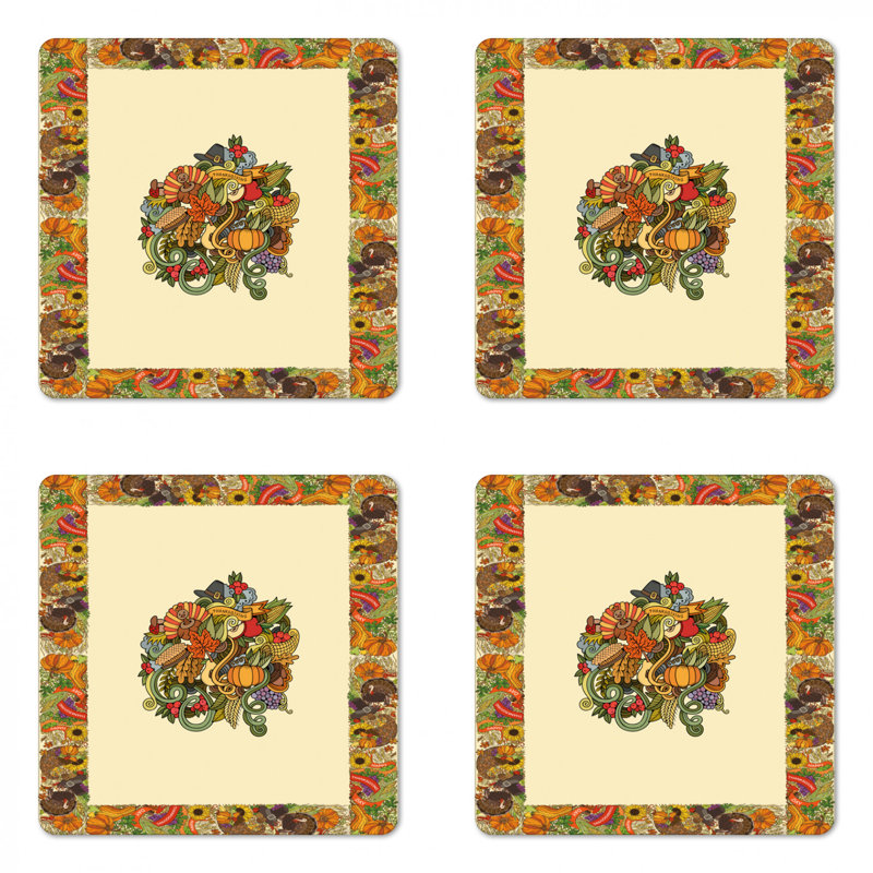 Sous-verre de thanksgiving