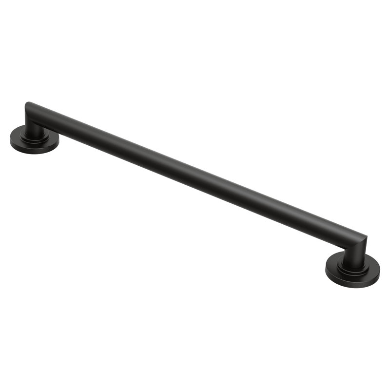 Barre d'appui Arris, L 27,25 po, Noir mat