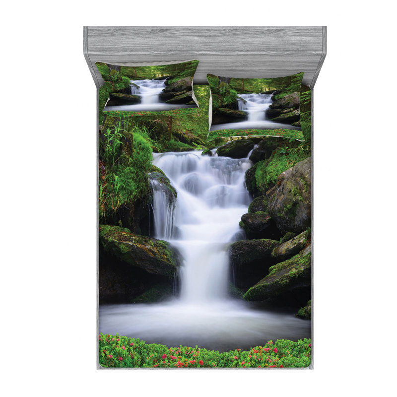 Microfiber Sheet Set, Full Sheet Set with Fitted Sheet