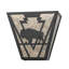2 - Light Flush Mounted Sconce