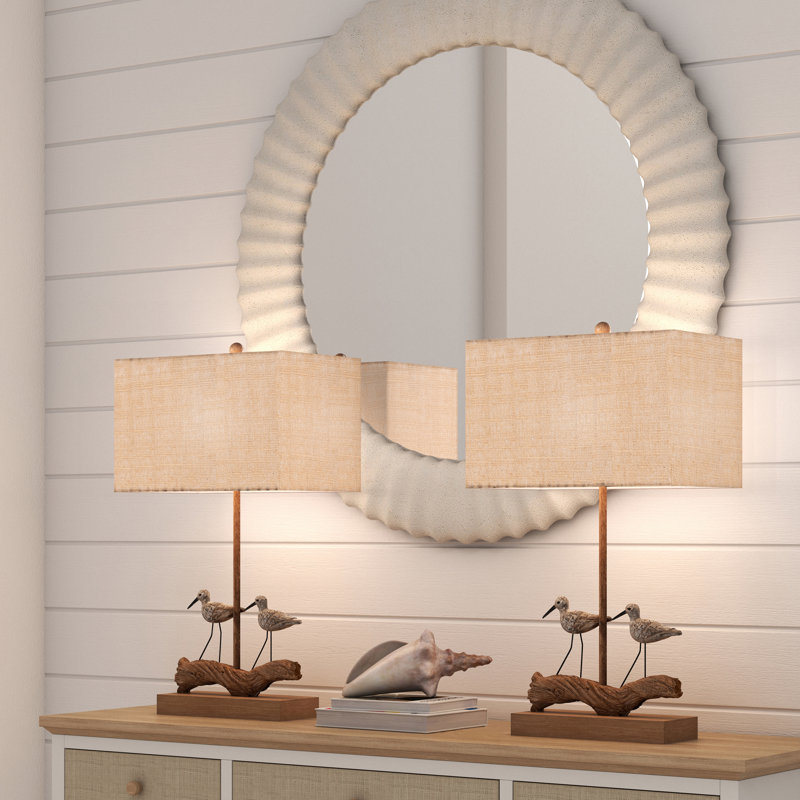 Lampe de table côtière 28 po Piper - ensemble de 2 - naturel