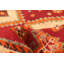 Tapis bordeaux rétro Danuel 4 pi 11 po x 7 pi 8 po