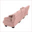 Canapé modulaire capitonné en chenille pour salon-142689260-142689249