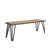 Dorann Medium Density Fiberboard (Mdf),Metal Bench