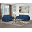 Canapé en velours bleu l 78,6 po Beitz