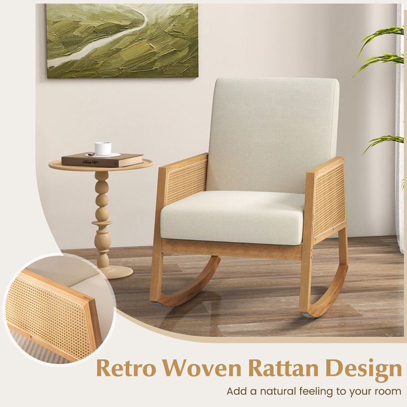 Amaar Solid Wood Rocking Chair