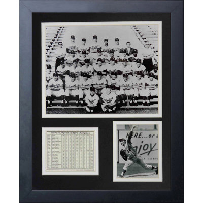Souvenirs encadrée 1959 dodgers