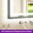 Dineen Front and Backlit LED Bathroom Vanity Mirror With Aluminum Framed and Tempered Glass-774111414-790965673